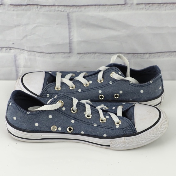 Converse y3 chambray Polka dot all star sneakers - Picture 3 of 9